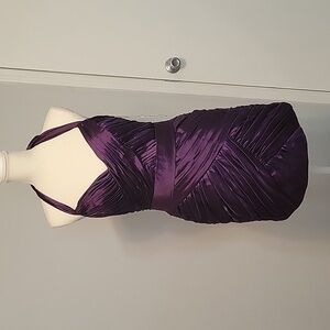 Jasz Purple Halter Dress, Size 8, NWT